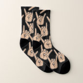 Musiker Devil Horns Headbanger von Heavy Metal Socken (Paar)
