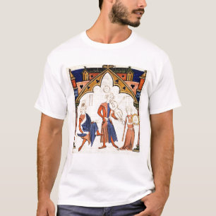 Musiker, die eine Viola und einen Tambourine T-Shirt