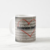 Musiker-Duo verbessern Tasse (Vorderseite Links)