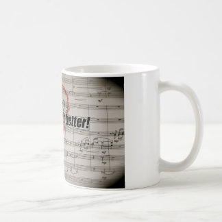Musiker-Duo verbessern Tasse