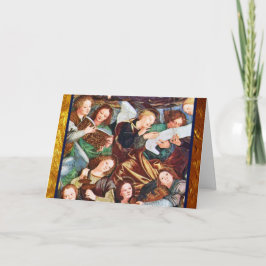 Musiker-Engels-Inspiration Feiertagskarte