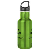 Musiker Entschuldigung Edelstahlflasche (Vorderseite)