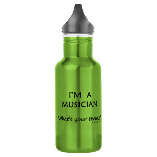 Musiker Entschuldigung Edelstahlflasche