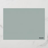 Musiker - Foil Postcards Folie Einladungspostkarte (Rückseite)