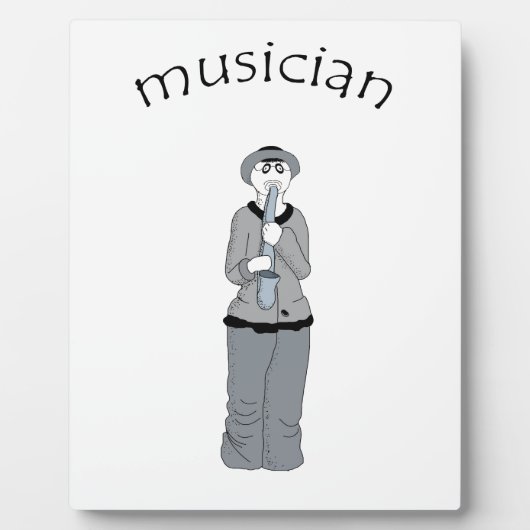 musiker fotoplatte (Vorderseite)