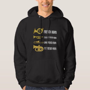 Musiker für den französischen Horn-Player Hoodie