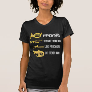 Musiker für den französischen Horn-Player T-Shirt