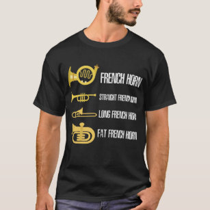 Musiker für den französischen Horn-Player T-Shirt