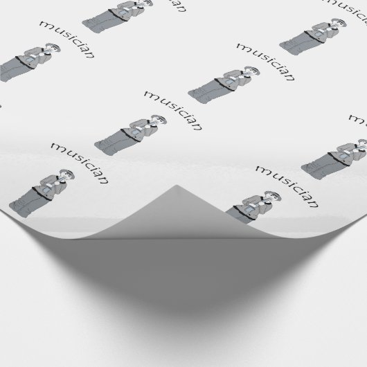 musiker geschenkpapier (Ecke)