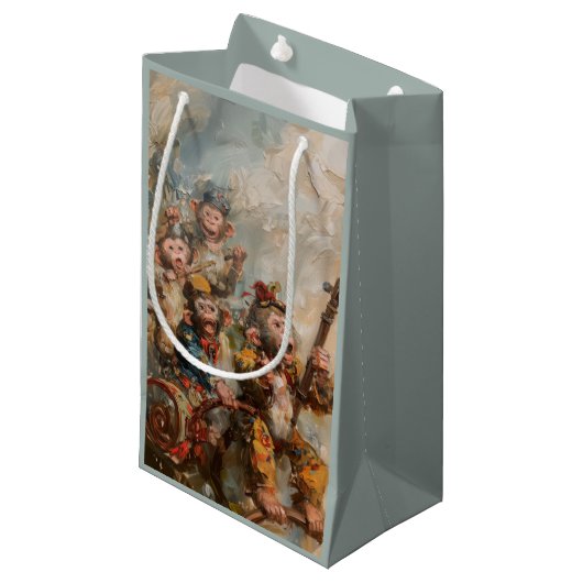 Musiker - Geschenktasche Kleine Geschenktüte (Vorderseite Schrägansicht)