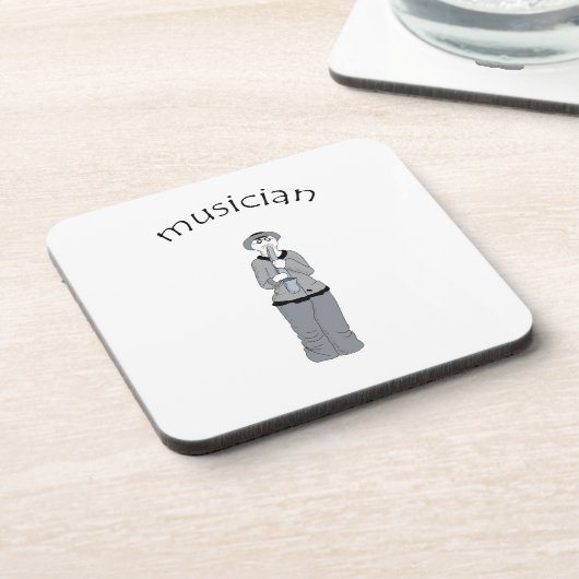 musiker getränkeuntersetzer (Linke Seite)