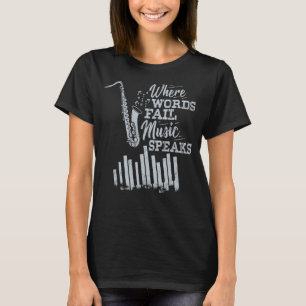 Musiker gibt Musikerinnen, wo Worte mich Versagt h T-Shirt