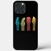 Musiker Gitarre Lover Gitarrist Retro Sunset Case-Mate iPhone Hülle (Rückseite)