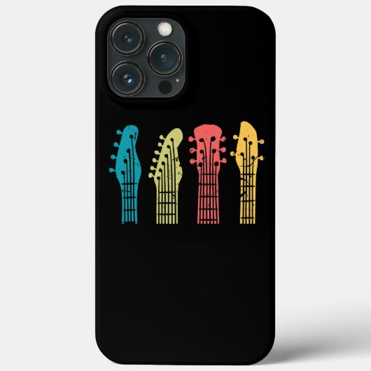 Musiker Gitarre Lover Gitarrist Retro Sunset Case-Mate iPhone Hülle (Rückseite)