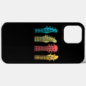 Musiker Gitarre Lover Gitarrist Retro Sunset Case-Mate iPhone Hülle (Rückseite (Horizontal))