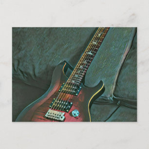 Musiker Gitarrenliebhaber Geschenk Postkarte