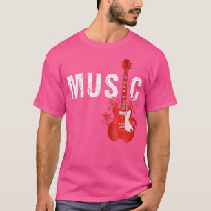 Musiker Gitarrespieler Elektro-Akustikgitarrist T-Shirt