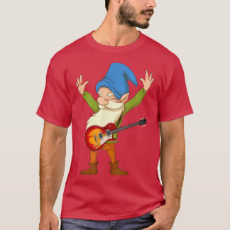 Musiker Gitarrist Gnome Guitar Player Music Nordi T-Shirt