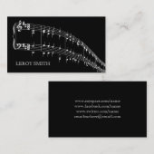 Musiker-Gitarrist-Sänger-Band-Künstler-Werbung Visitenkarte (Vorne/Hinten)