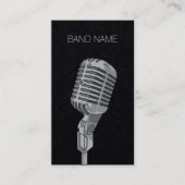 Musiker Gitarrist Singer Band Artist Publicity Ca Telefonnummerkarte (Vorderseite)