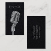 Musiker Gitarrist Singer Band Artist Publicity Ca Telefonnummerkarte (Vorne/Hinten)