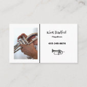 Musiker Horn Player Komponist Arranger Visitenkarte (Vorderseite)