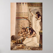 Musiker im Alten Ägyptischen Tempel Poster (Vorne)