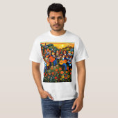Musiker im Garten 2 T-Shirt (Vorne ganz)