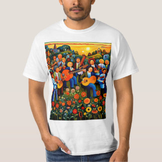 Musiker im Garten 2 T-Shirt