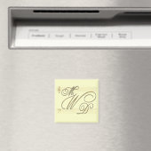 Musiker in der Liebe Hochzeitslogo Magnet (In Situ (Geschirrspüler))