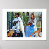 Musiker in Spanien Poster (Vorne)