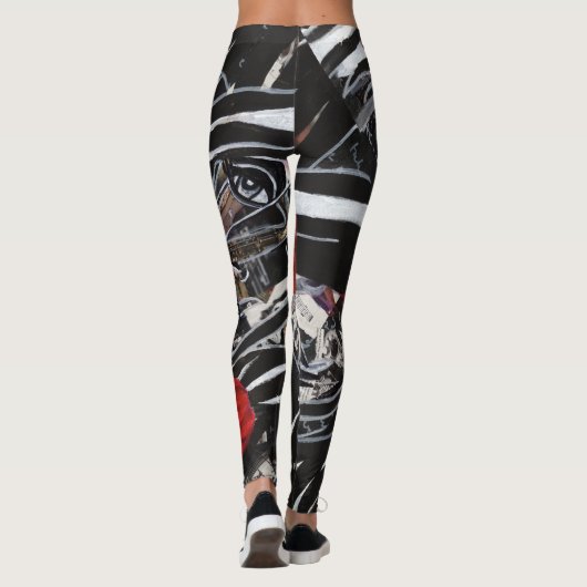 Musiker Inspiriert Leggings (Rückseite)