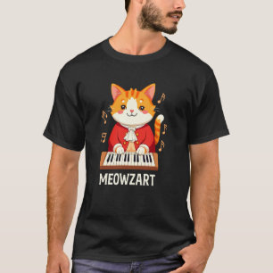 Musiker Katze Meowzart Musik & Katzenliebhaber Kit T-Shirt