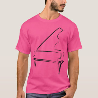Musiker Keyboard Oder Pianist Klavierlehrer Klavie T-Shirt