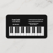 Musiker Komponist Arranger Lehrer Tastatur Visitenkarte (Vorderseite)