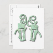 Musiker, Kupfer Postkarte (Vorne/Hinten)