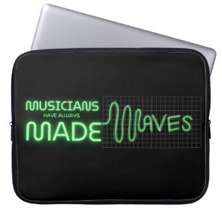 Musiker Made Waves 15" Laptop-Sieb Laptopschutzhülle