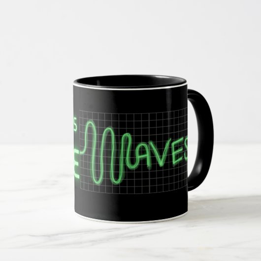 Musiker Made Waves Tasse 11oz (VorderseiteRechts)