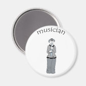 musiker magnet (Vorderseite/Rückseite)