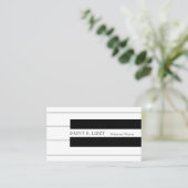 Musiker, Minimal Music Piano Thema Visitenkarte (Stehend Vorderseite)