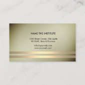 Musiker-Musik-Lehrer mit musikalischen Anmerkungen Visitenkarte (Rückseite)