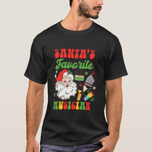 Musiker Musik Lover Weihnachten Weihnachten Weihna T-Shirt (Vorderseite)