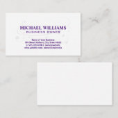 Musiker | Musikalische Hinweise | Musik Visitenkarte (Vorne/Hinten)