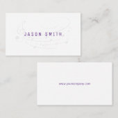 Musiker | Musikalische Hinweise Visitenkarte (Vorne/Hinten)