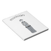 musiker notizblock (angewinkelt)