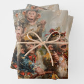 Musiker - Ölabdruckpapier Geschenkpapier Set (Beispiel)
