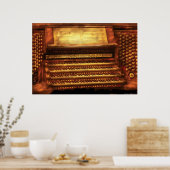 Musiker - Organist - Die Pipe Organ Poster (Küche)