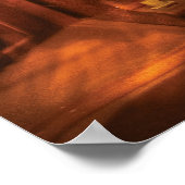 Musiker - Organist - Die Pipe Organ Poster (Ecke)