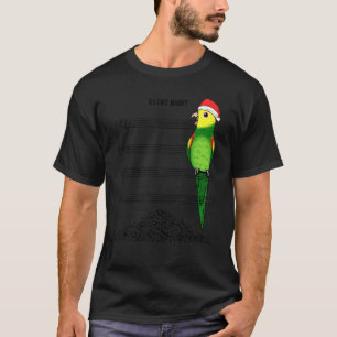 Musiker Parrot I Silent Night I Double Yellow Hee T-Shirt