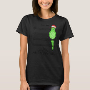 Musiker Parrot I Silent Night I Green Indian Ring T-Shirt
